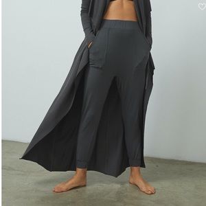 Lunya soft modal draped jogger meditative grey